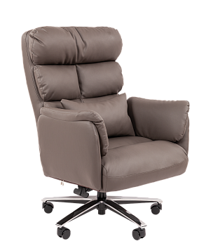Офисное кресло Chairman 433 (экокожа коричневая)